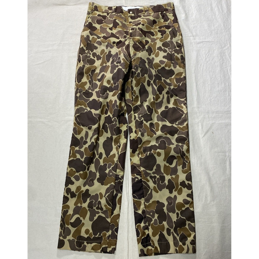 Vintage Four Square Camo Men's Duck Camo Frogskin Pants Tag Sz 36 Fits 34x32